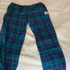 Life Is Good Plaid Pants in Green and Blue